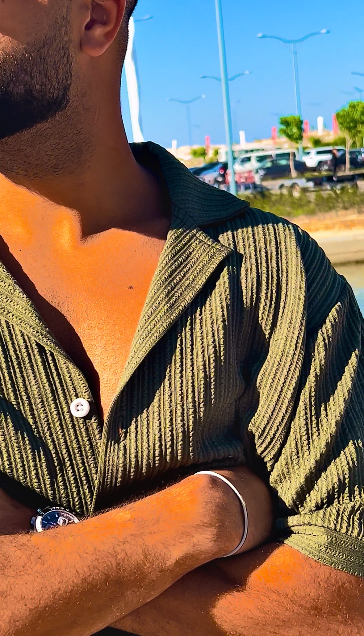 Textured Shirt – MATCHA